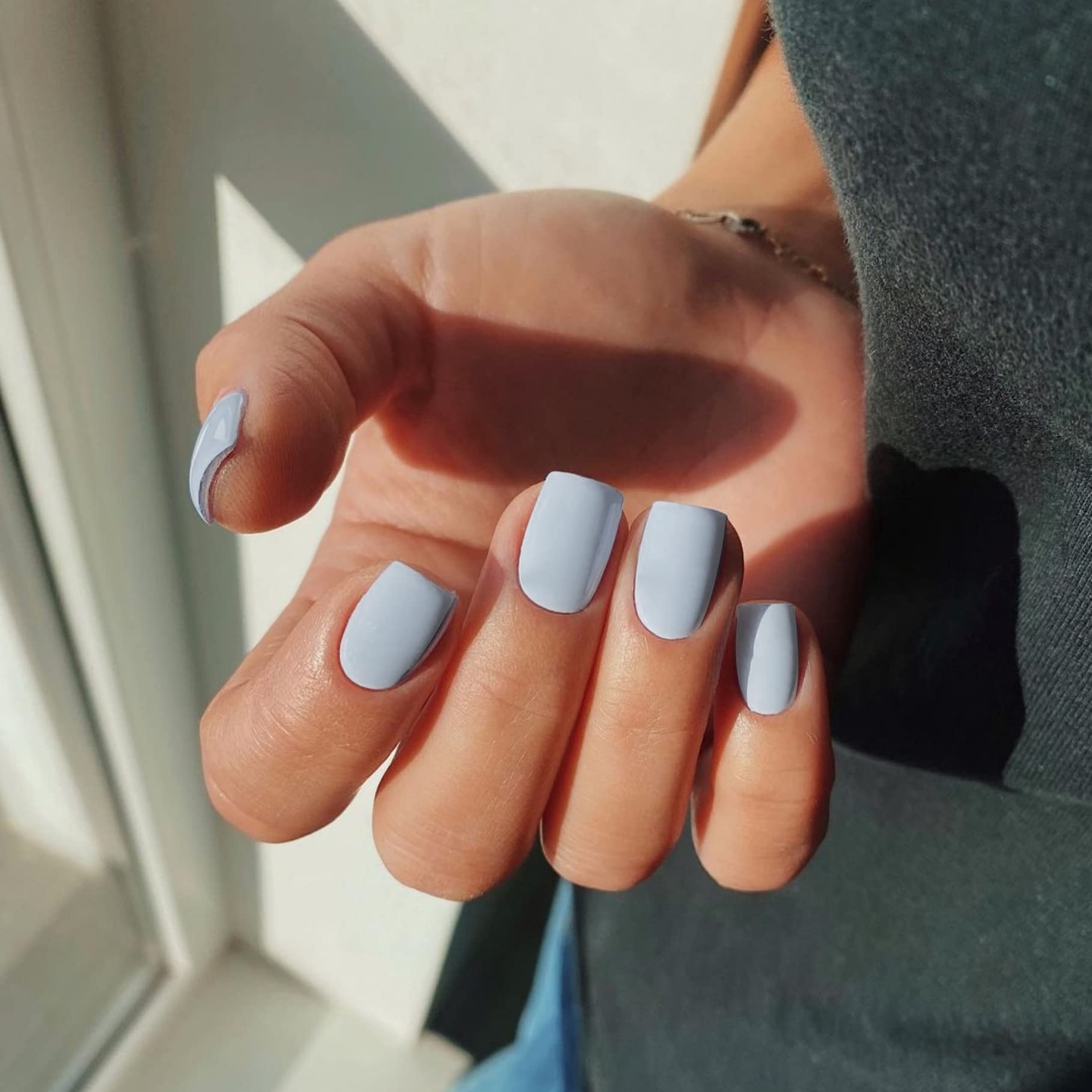 Sweet Patel Blue Nails